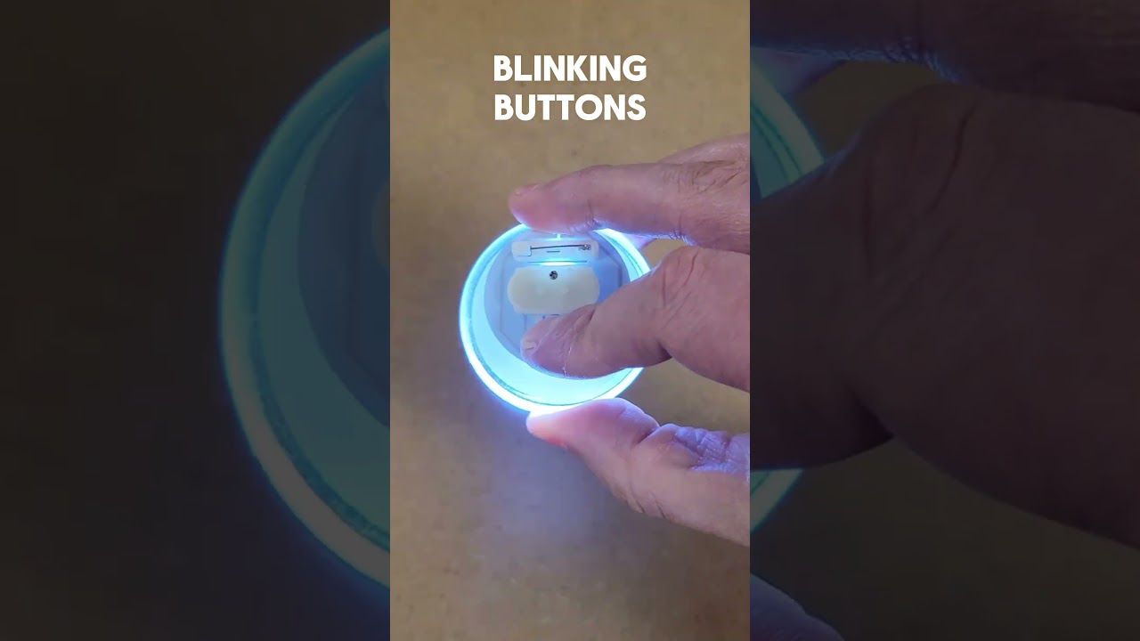 Trans Pride Pins Blinking Led Badge Buttons #pridemonth #lgbtq