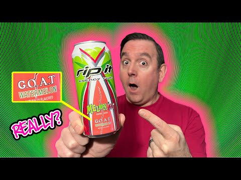 The G.O.A.T of Watermelon Energy Drinks? | Rip It Watermelon Energy Drink Review