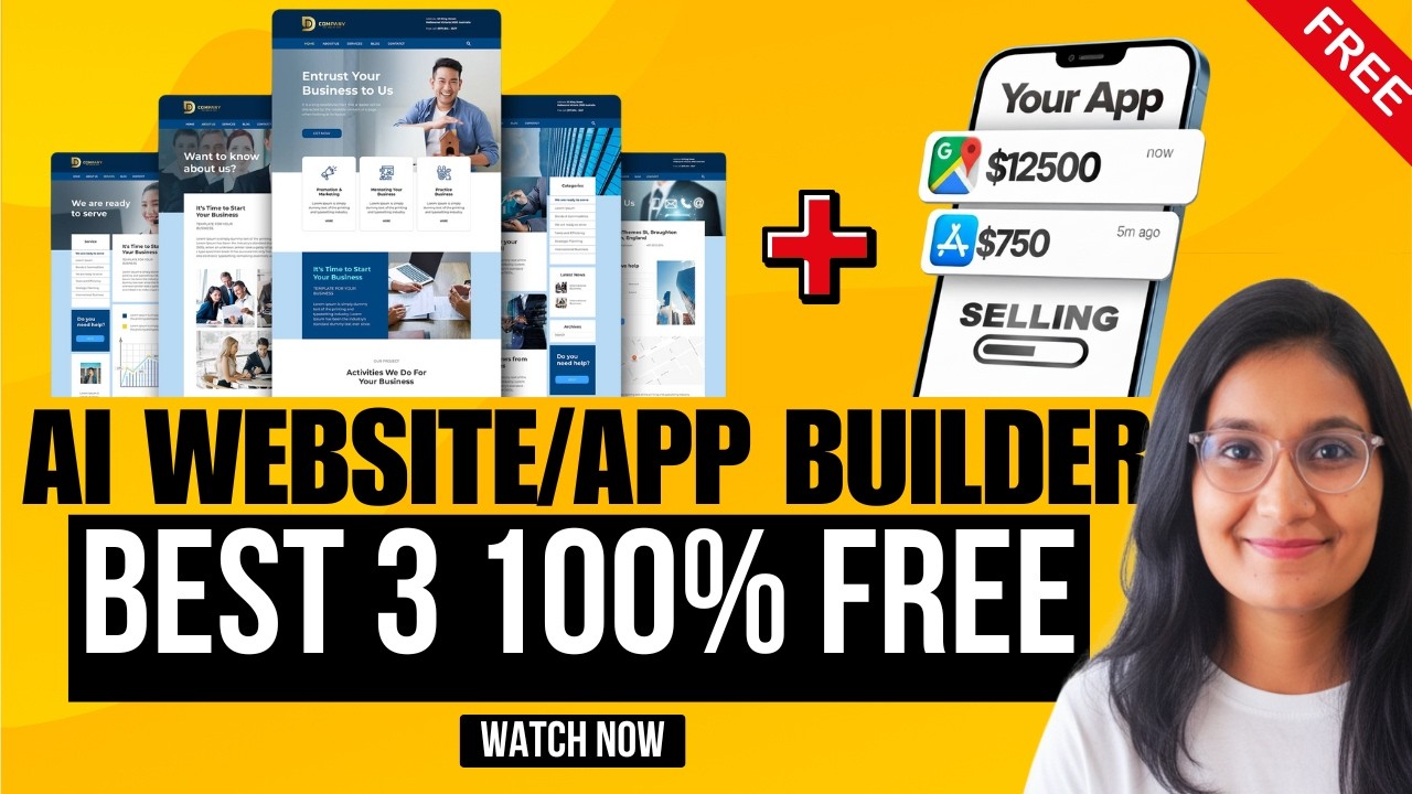 STOP Paying for AI Builders! Top 3 FREE Tools to Build Websites &amp; Apps (2026 Guide)