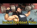 Incline Dumbell Press - Jitender Rajput