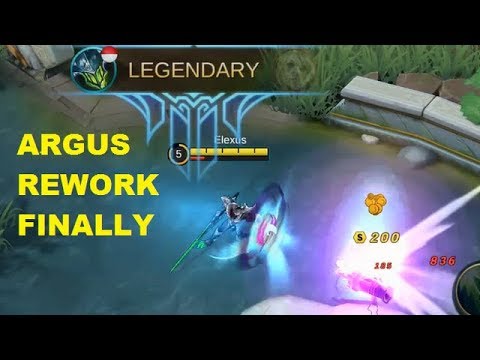 FINALLY ARGUS REWORK IS HERE (Make Argus Great Again) Quick Peek Skill Mobile Legends