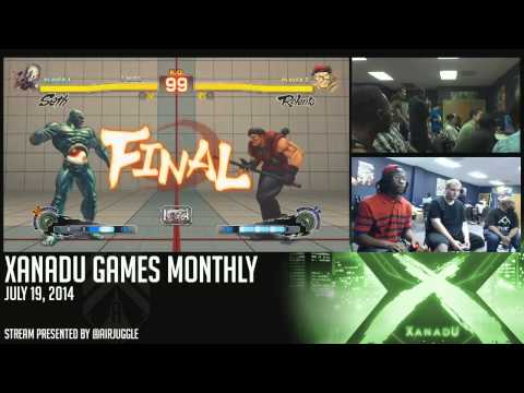 Xanadu Games Monthly 7/19/2014 - USF4 - AJ | Rob G (Seth) VS. Boom (Rolento)