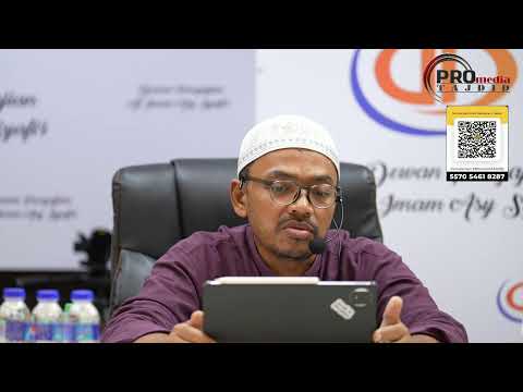 (🔴LIVE) 14-09-2026 Ustaz Hisyam Mohd Radzi: Al-Azkaar, Karya Imam An-Nawawi (Siri 45)