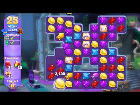 Wonka's World of Candy Level 733 NO BOOSTERS - A S GAMING ✔