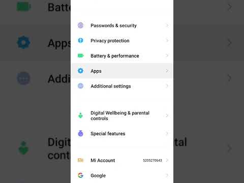 How to hide apps in MI phone Short#