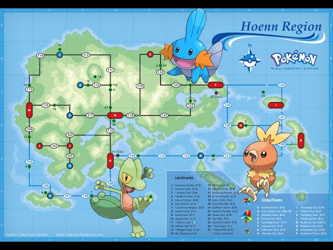 Minecraft Pokémon Hoenn region recreation. Update 1