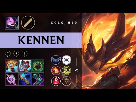 Kennen Mid vs Yasuo - KR Diamond Patch 25.24