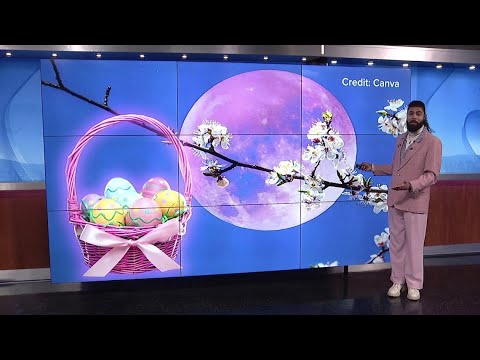 Pink moon to rise April 1 as spring's first full moon | Skywatch 16