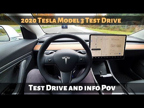 Tesla Model 3 2020 Version Test Drive POV