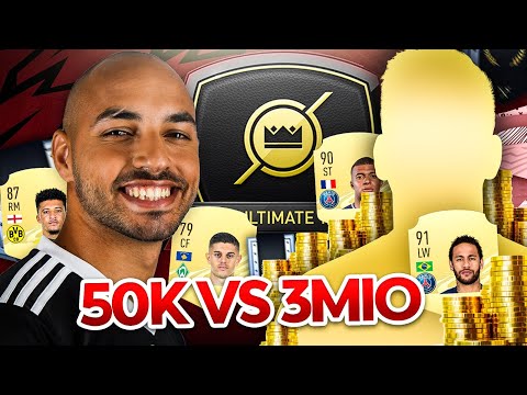 MIT 50K TEAM VS. 4 MIO TEAM IN DIVISION 1| FIFA 21