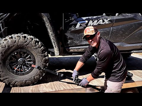 Ratchet Strap Tips & Tricks Part- 3 | How to Tie Down a Side by Side on a Small Trailer | 2025