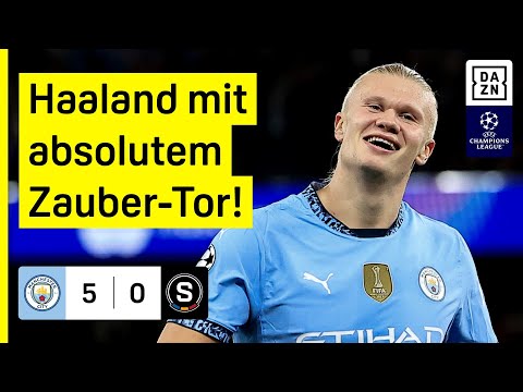 Haaland im Zlatan-Style, City gnadenlos: Man City - Sparta Prag | UEFA Champions League | DAZN