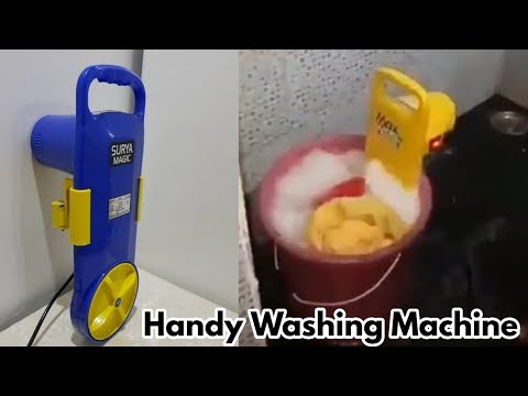 Semi-automatic handy washing machine