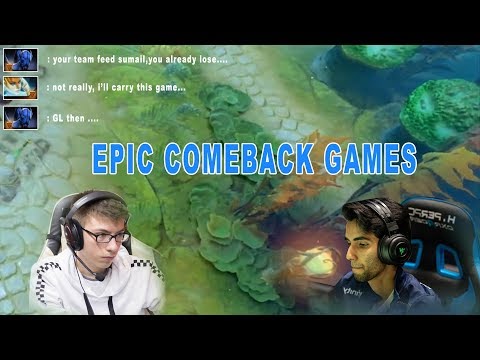 SUMAIL NAGA SIREN AND FEEDER TEAM VS GUNNAR NIGHTSTALKER,  TRY HARD TO EPIC COMEBACK GAMES !