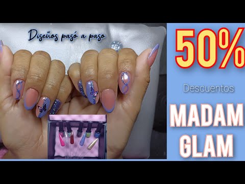 DISEÑO DE UÑAS PRIMAVERA GELES  MADAM GLAM 2023#nails #desingnails #uñasacrilicas #descuentosgeles