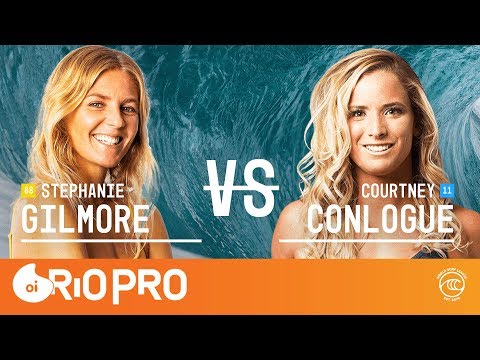 Stephanie Gilmore vs. Courtney Conlogue - Quarterfinals, Heat 4 - Oi Rio Pro W 2019