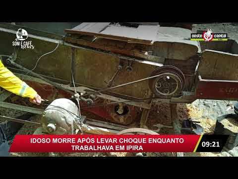 🚨 IDOSO MORRE APÓS LEVAR CHOQUE ENQUANTO TRABALHAVA EM IPIRA
