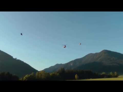 3 BO105 in Formation bei den Rotordays Turnau 2015