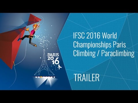 Upcoming LiveStream Trailer - IFSC World Championships Paris 2016
