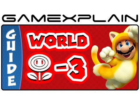 Super Mario 3D World - World Flower-3 Piranha Creeper Creek after Dark
