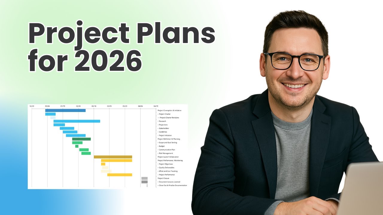 2026 Project Plan In Excel (Template, Milestones & Clean Gantt)
