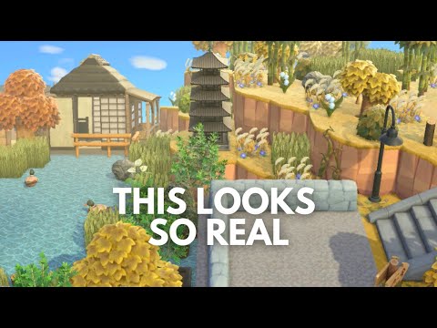 REALISTIC Japanese Themed Island | Animal Crossing New Horizons Island Tour
