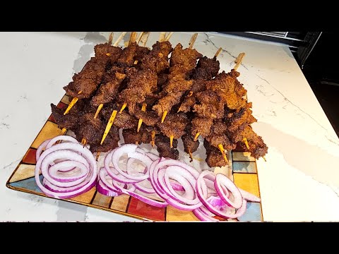 HOW TO MAKE TASTY BEEF SUYA / Cameroon Street Food