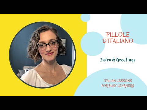 Learn Italian online...Welcome to PILLOLE D'ITALIANO! Let me introduce myself.