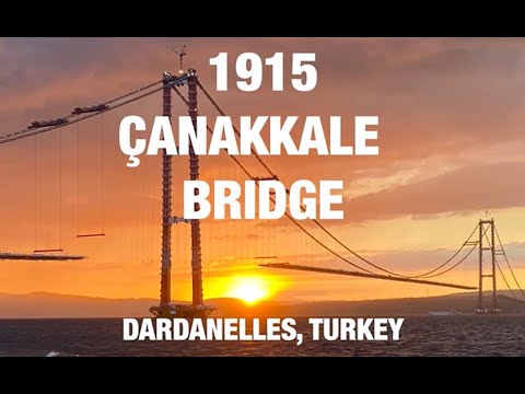 World's Longest Suspension Bridge Takes Shape in Turkey
