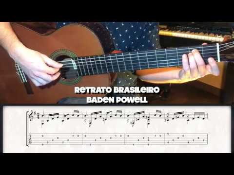 Retrato brasileiro - Baden Powell (choro lento) Guitarbn