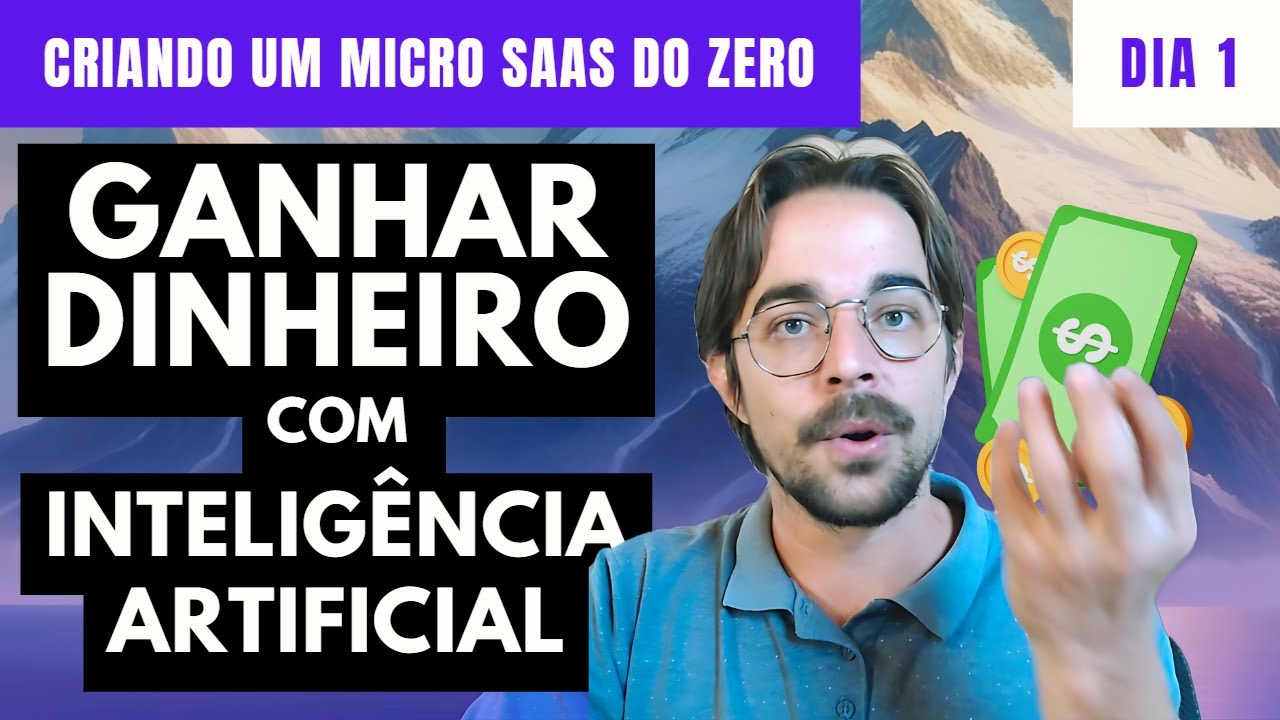 Como eu ganho dinheiro com Inteligência Artificial | Construindo um Micro SaaS do Zero [Dia 1]