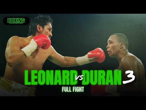 UNO MAS! Sugar Ray Leonard vs Roberto Duran 3 | Full Fight | WBC Super-Middleweight Belt | 7/12/1989