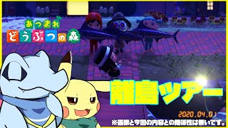 【あつ森ゆっくり実況】ワニピカが行く離島ツアー【あつまれどうぶつの森】