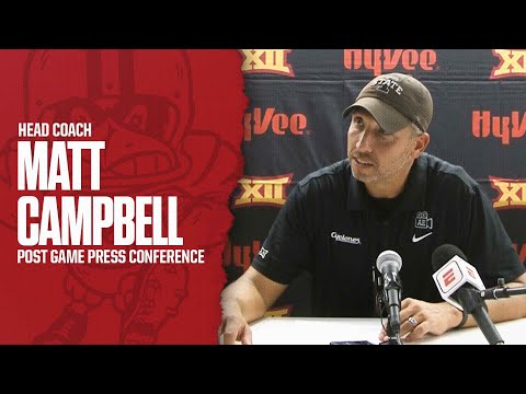 Head Coach Matt Campbell Press Conference | Post Cincinnati