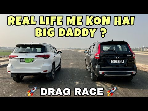 FORTUNER VS SCORPIO N : DRAG RACE