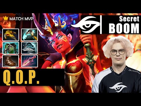 Queen of Pain Mid | Secret.BOOM | SECRET NEW MID LANER 24 KILLS QOP WTF | 7.32d Gameplay Highlight