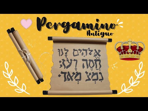 🤴🏼How to Make an Ancient Papyrus or Scroll 🧾 | Crafts | Kelly Sáenz