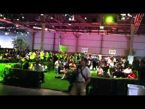 VMworld General Session Crowd in the Hang Space