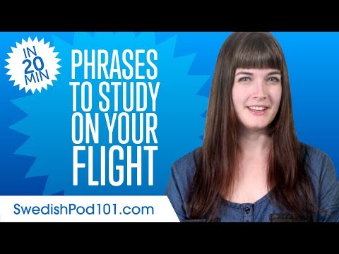 Phrases to Study on Your Flight to Sweden