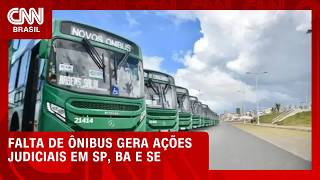Vídeo: Falta de ônibus no segundo turno gera ações judiciais em SP, BA e SE | LIVE CNN