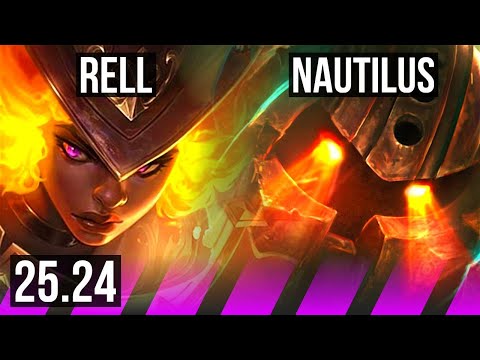 RELL & Aphelios vs NAUTILUS & Lucian (SUP) | KR Master | 25.24