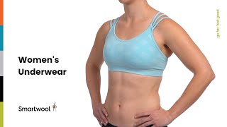 W SEAMLESS RACERBACK BRA black