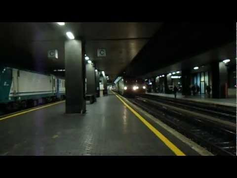 E402A.044 + E402A.023 in partenza con l' ICN 774 Roma Termini - Trieste Centrale