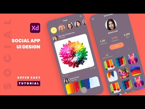 Cafe App UI Design and Interaction Animation in Adobe XD XD Tutorial Speed Art Tips Tricks
