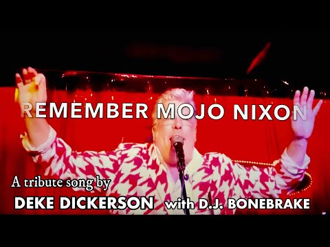 Deke Dickerson with D.J. Bonebrake -- REMEMBER MOJO NIXON! (Mojo tribute song)