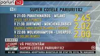 SUPER COTELE PARIURI1X2: 3 variante ce ne dubleaza miza!