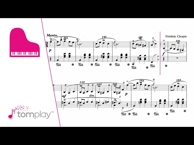 マズルカ第25番 嬰ハ短調 Op. 33 No. 4 (ショパン) - ピアノ 楽譜