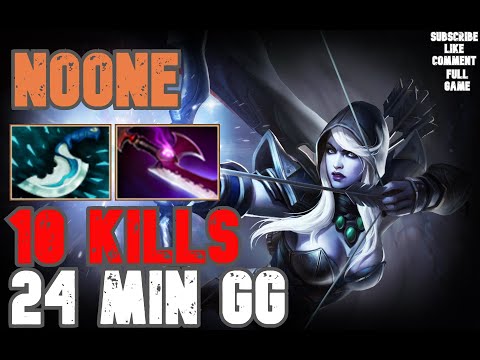 No[o]ne- BLINK DAGGER Drow ranger MID Build to counter ALL HERO