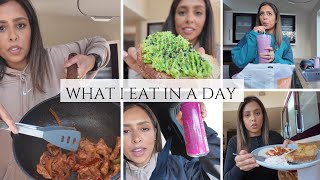 WHAT I EAT IN A DAY IN A CALORIE DEFICIT & QUICK COSTCO TRIP!