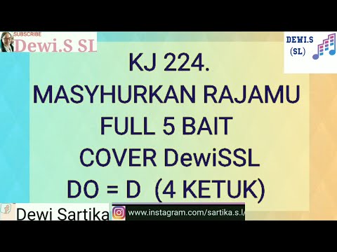 Kj 224. Mashyurkan Rajamu Cover DewiSSL